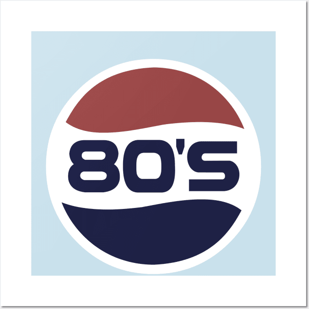 Retro logo for nostalgic 70s and 80s style Wall Art by DaveLeonardo